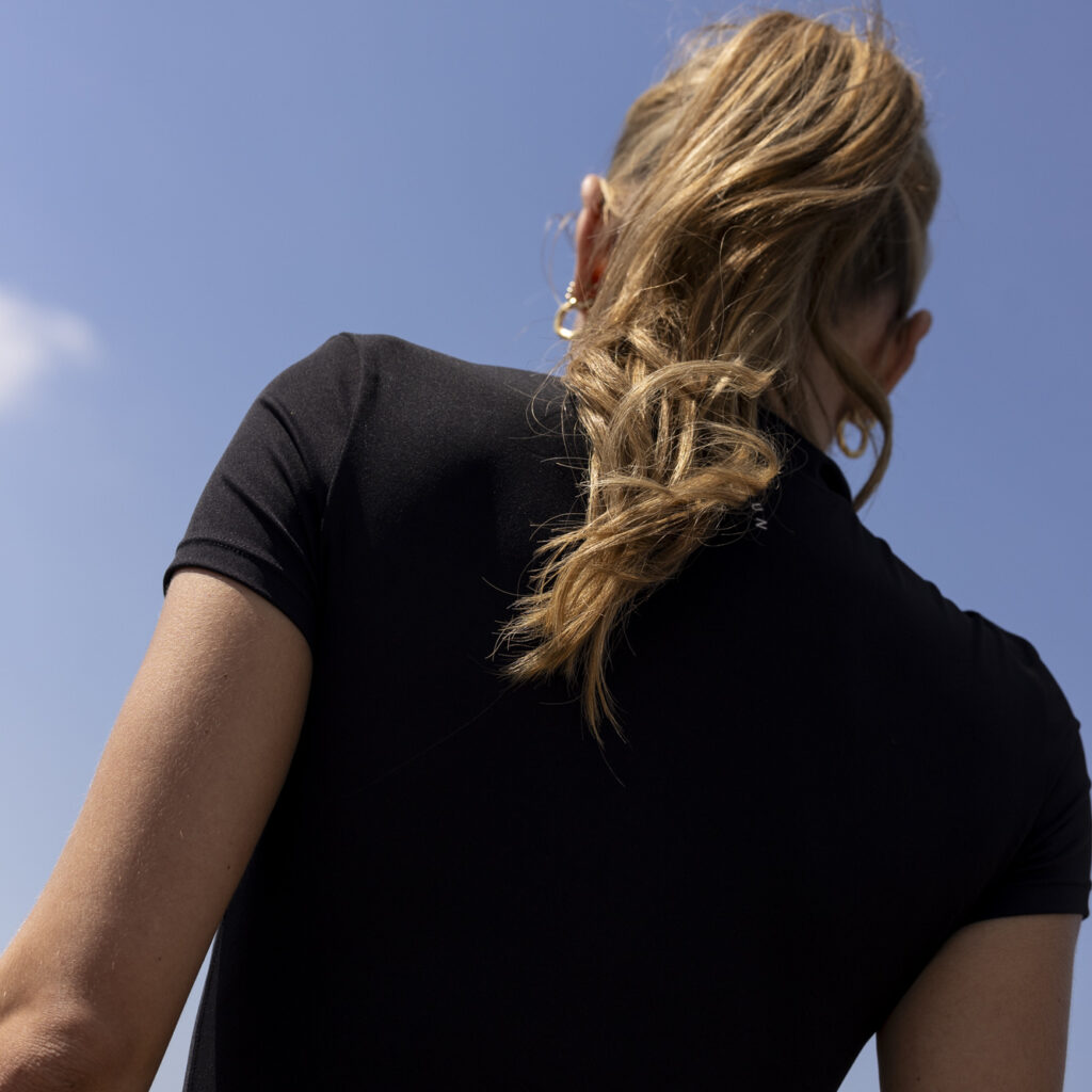 Short-Sleeve Short Bodysuit - Midnight Black - Image 5