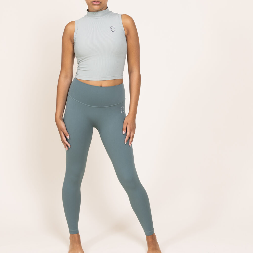Tight Fit Tights - Eucalyptus Green - Image 6