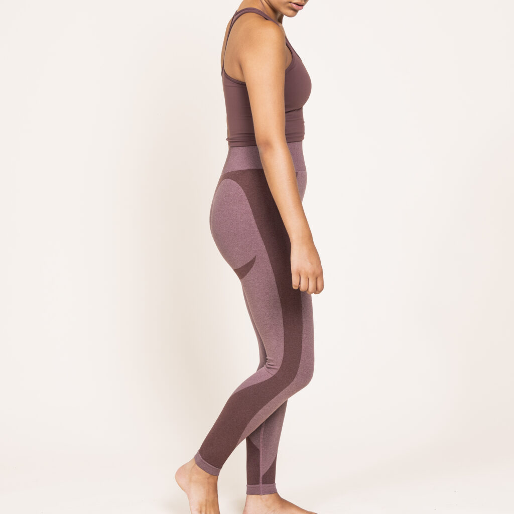 Curve Framing Tights - Grape - Image 8
